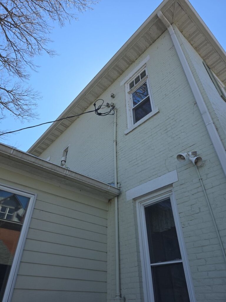 Original knob-and-tube wiring found in an older Keokuk, Iowa home